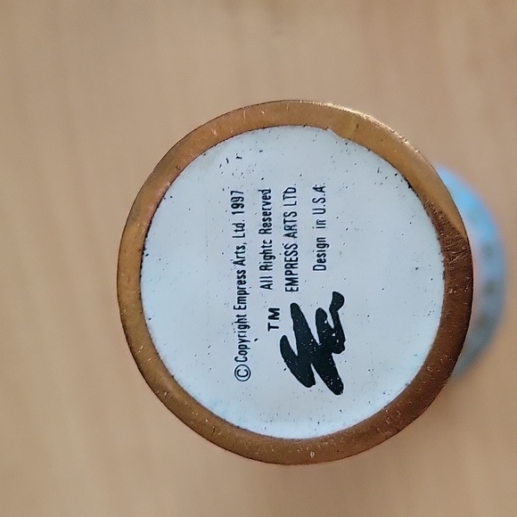 Cloisonne 1997 Small Teacup Design Vase - Picture 3 of 5